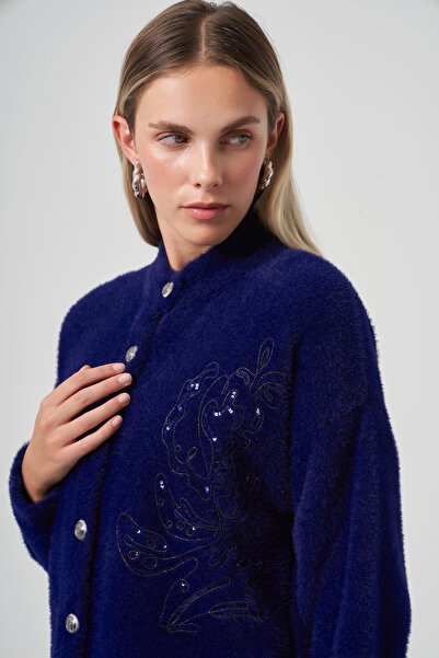 Nuss Embroidery Detail Cardigan 7007 Saks