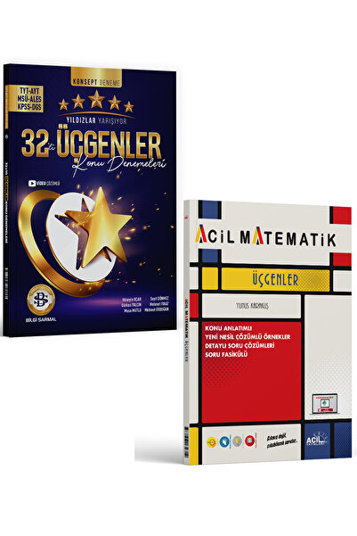 Bilgi Sarmal Yayınları Yıldızlar Yarışıyor ve Acil Yayınları TYT AYT Üçgenler...