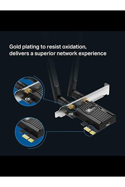 TP-LINK WiFi 6 PCIe WiFi Card for Desktop PC AX3000 (Archer TX55E)