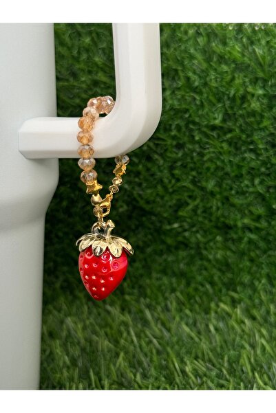 YuccaCo Accessorize Your Life Strawberry Thermos Ornament/Strawberry Thermos Charm/Bag Charm