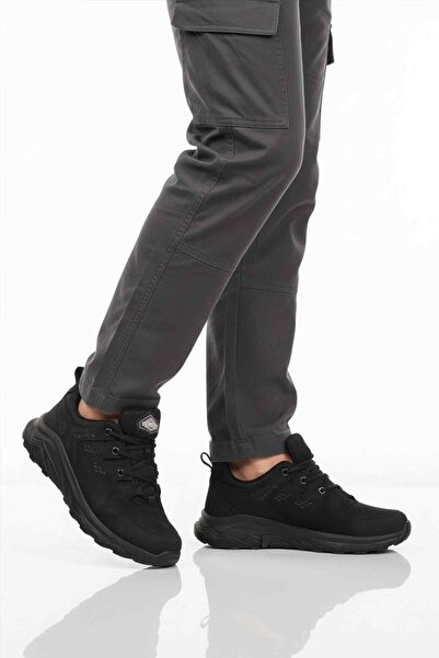 Scooter Black Nubuck Genuine Leather Waterproof Men's Outdoor Shoes M2040 m