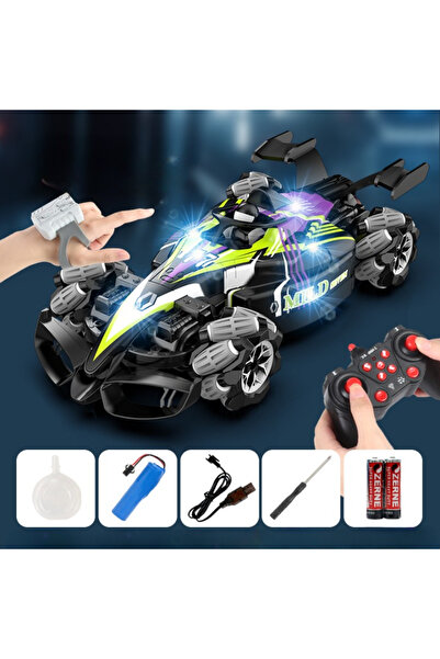 OEM F1 remote control car with motion-sensor bracelet, music and steam smoke