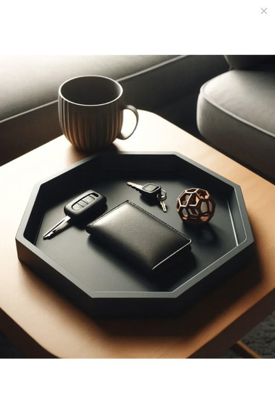 3DAKSESUAR Octagonal Key and Wallet Tray