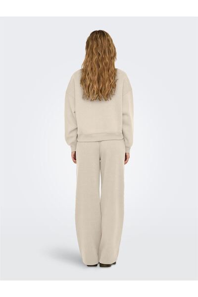 ONLY Onlbest Life L/S Crew Neck Swt Noos Women's Gray Sweatshirt - 15338727