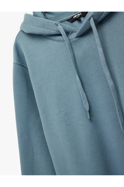 Koton Μακρυμάνικο φούτερ με κουκούλα