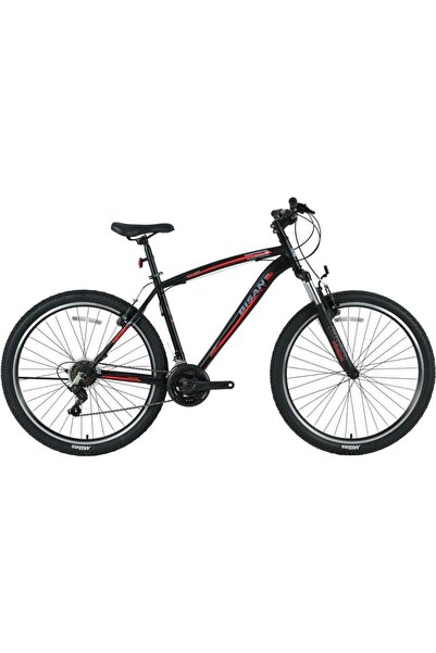 Bisan MTS4600 26 Jant 21 Vites 46cm Kadro Mat Siyah / Kırmızı Dağ Bisikleti