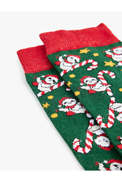 Koton Βαμβακερές κάλτσες με θέμα την Πρωτοχρονιά
