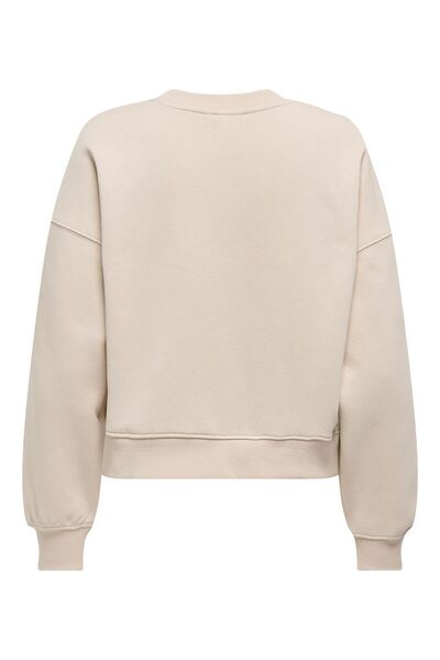 ONLY Onlbest Life L/S Crew Neck Swt Noos Women's Gray Sweatshirt - 15338727