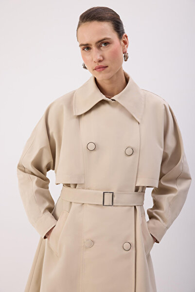 Touché Privé ΚΑΜΠΑΝΙΑΤΙΚΟ ΠΑΛΤΟ ΜΕ ΚΟΥΜΠΙΑ ΚΑΙ ΣΤΑΝΤΑ ΚΟΛΑΡ