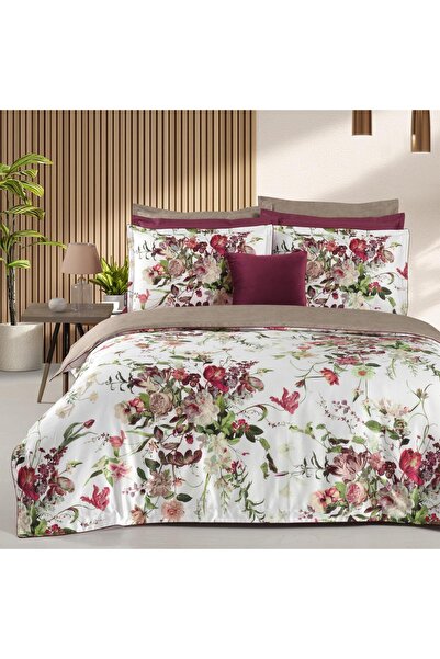 Sarev Bella Rose Single 100% Cotton Sateen'300 Tc' Duvet Cover Set