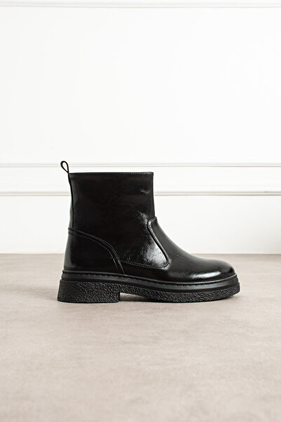 SOFT أحذية ميلودي أيردن النسائية ذات السحاب من الجلد اللامع