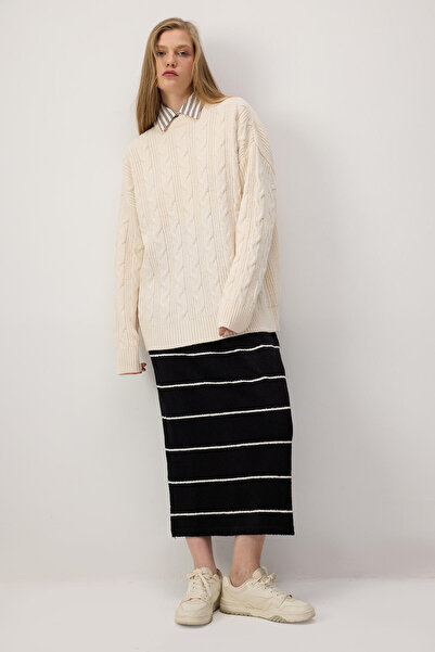 Touché Privé Elastic waist knit skirt