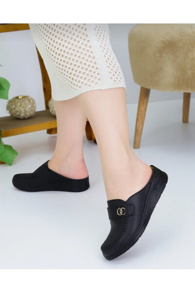 Macs Moda KADIN TERLİK ÖNÜ KAPALI TOPUK DİKENİ ÖZELLİKLİ ORTOPEDİK TERLİK KALİTELİ