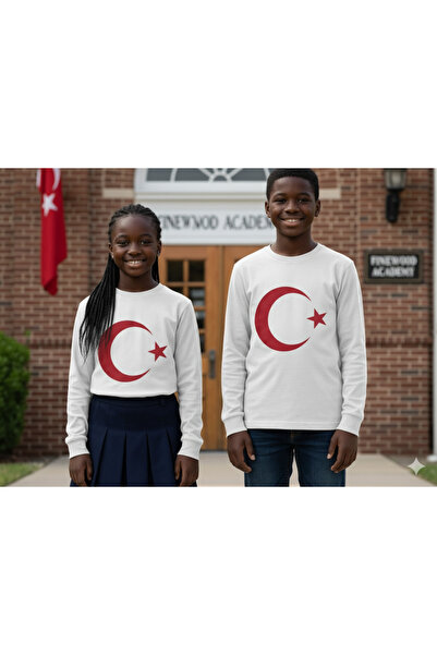 CUBBUX Moon Star cu imprimeu Hanorac pentru copii, fete și băieți tricou 1 bu...