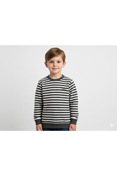CUBBUX Boy's Striped Sweatshirt