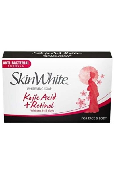 skin white صابون تفتيح البشرة بحمض الكوجيك والريتينول، 90 جم
