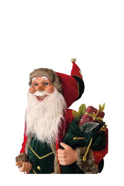 DODOMAR 180 cm Luxury Santa Claus Figure – Standing Giant Size Special Design Christmas Decoration Model