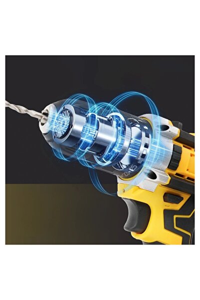 Generic 23-Piece 36V Cordless Drill & Screwdriver Set with LED Light, Dual Speed, Rechargeable Batteries