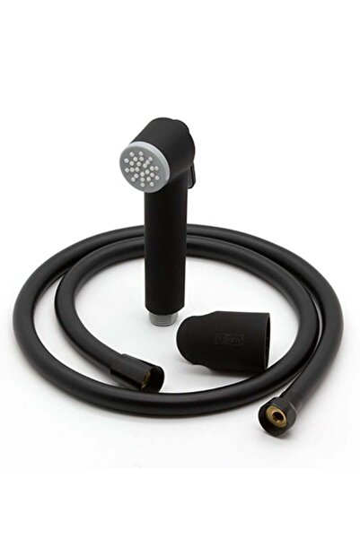 genernic Bidet sprayer head with hose, black