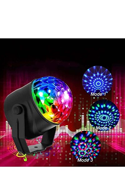 Generic Colorful LED Disco Ball Light for Gardens, Parties and Stages — USB-Powered