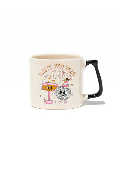 baskigo.com New Year's Eve Happy New Year Luxury Mug - Gift Ceramic Mug