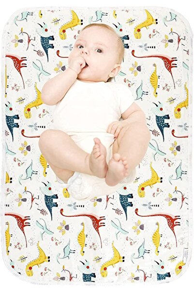 Generic Azony Baby Changing Pad 50x70 cm – Waterproof Reusable Portable Mat with Soft Absorbent Lining (Co
