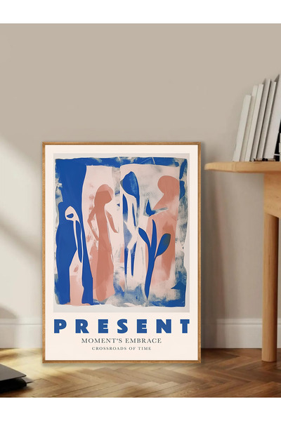 Tuba Decor Tablo dintr-o singură bucată cu rame din lemn pentru sufragerie, s...