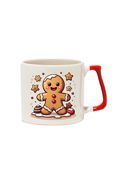 baskigo.com New Year's Gingerbread Man Gift Luxury Mug - Gift Ceramic Mug