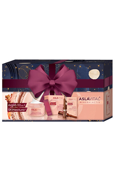 ASLAVİTAL Pachet cosmetic crema hidratanta 50ml, fiole filler 2x2ml