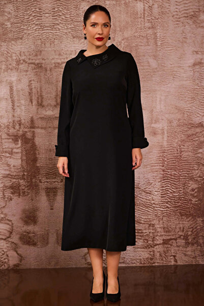 Gala-Xi Γυναικείο μπλουζάκι με μοτίβο ραφής Galaxi 4006 Μαύρο