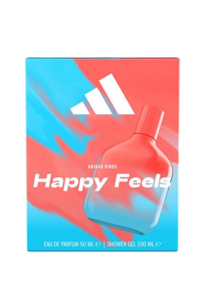 adidas Set Vibes Happy Feels: Apa de Toaleta 50 ml + Gel de dus 100 ml