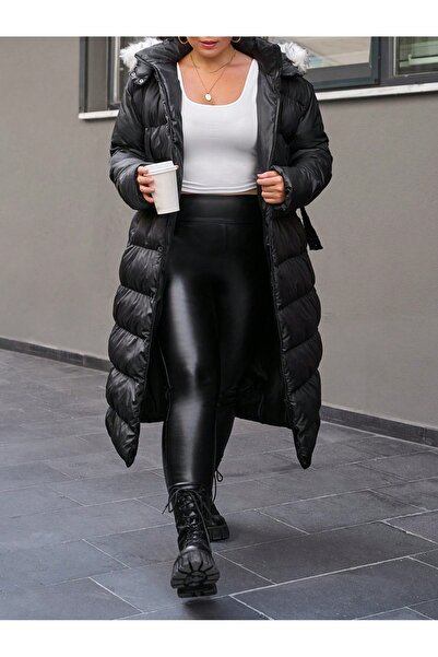 Quen Women's Fur Padding Coat