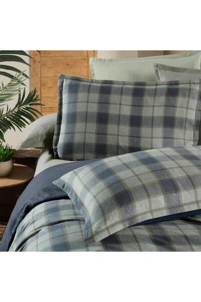 Sarev Kinross Flannel Prime Collection Single Duvet Cover Set Khaki