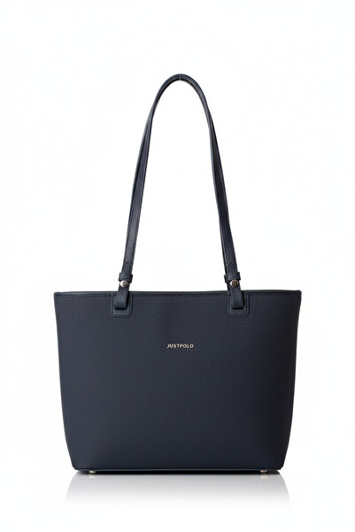 Just Polo Large Size Original Navy Blue Women's Shoulder Bag Ad6049