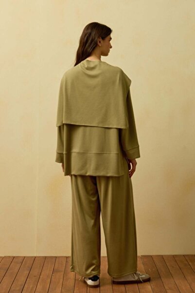 Ceylan Otantik Çağla Tied Pants Set