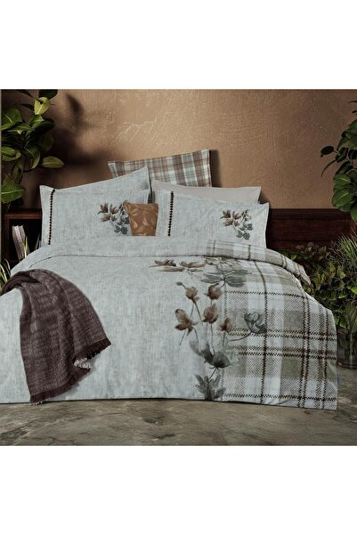 Sarev Frances Single 100% Cotton Double-Sided Duvet Cover Set