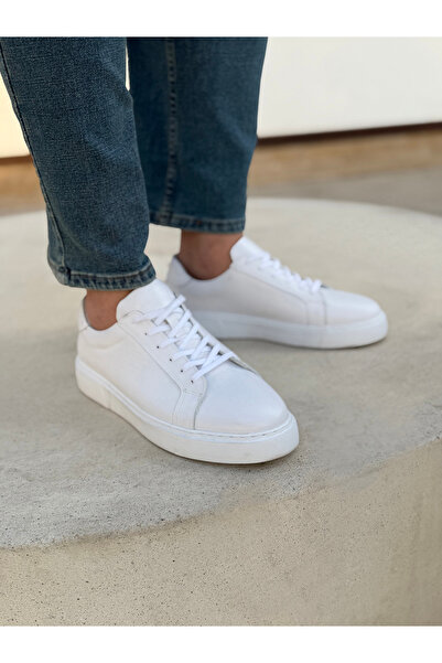 Avni Ceylan Men's White Casual Sports Sneaker