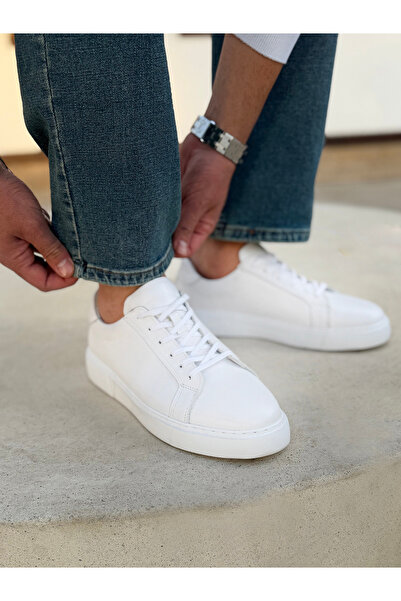 Avni Ceylan Men's White Casual Sports Sneaker