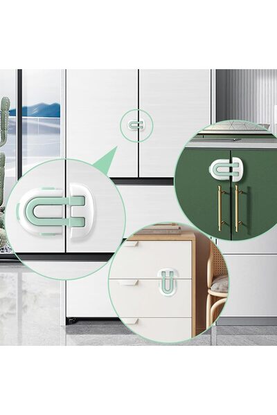 Yelajoy 2-Piece Child Safety Cabinet & Drawer Locks