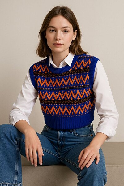 MAY MARA PULL JACQUARD DĂMÂNIE, DIN OȚEL, CU DETALII DE PARFUM