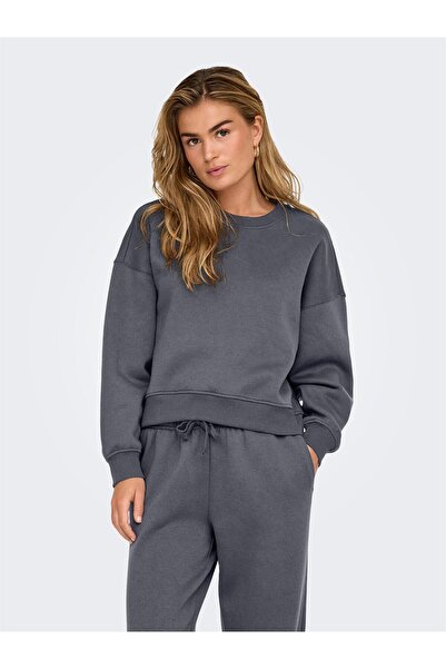 ONLY Onlbest Life L/S Crew Neck Swt Noos Women's Blue Sweatshirt - 15338727