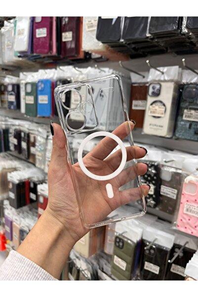 TECNOTREND Xiaomi Redmi Note 13 Pro Plus Uyumlu Magsafe Özellikli Sert Mika K...