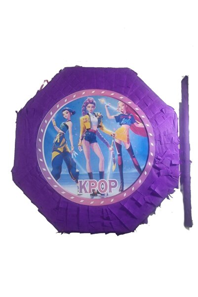 DODOMAR Lisanslı K-pop Hunterix Demon Hunters İblis Avcıları Temalı Pinyata S...