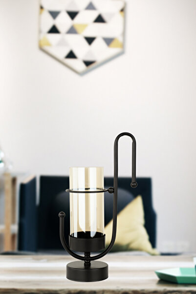 Begüsa Miren Camlı Aksesuar Siyah Bal Cam