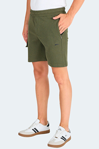 Slazenger Neck I Men's Zipper Pocket Khaki Shorts