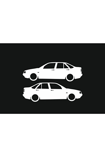 EYBA STİCKER ملصق سيارة تمبرا المطبوع، مجموعة اليمين واليسار