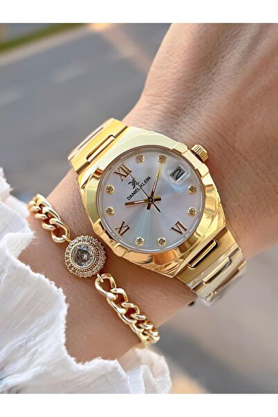 Daniel Klein 2 Years Warranty Steel Cord 30 Mt Water Resistant Women Wristwatch+Bracelet Bf.G.10055.2