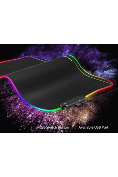 OEM FGD-02 gaming mouse pad with RGB LED lighting