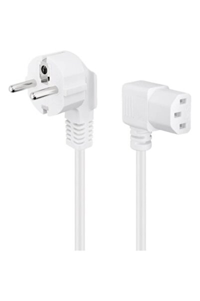 goobay power cable, 2 m, White