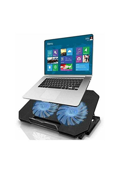 OEM Laptop Cooler Q-SR03 Silent 13inch with 2 USB Fans Black